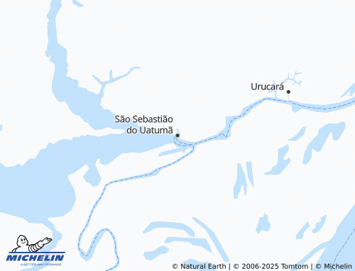 MICHELIN-Landkarte São Sebastião do Uatumã - ViaMichelin