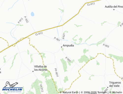 MICHELIN Ampudia map - ViaMichelin