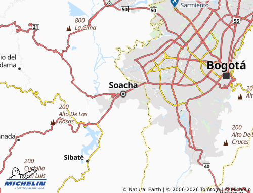 MICHELIN F.N.A. map - ViaMichelin