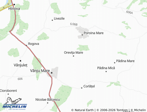 Mappa MICHELIN Orevița Mare - ViaMichelin