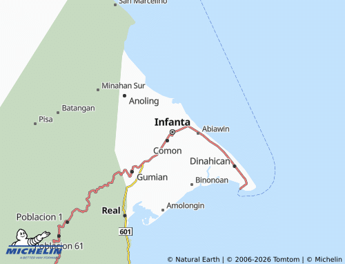 MICHELIN Infanta map - ViaMichelin