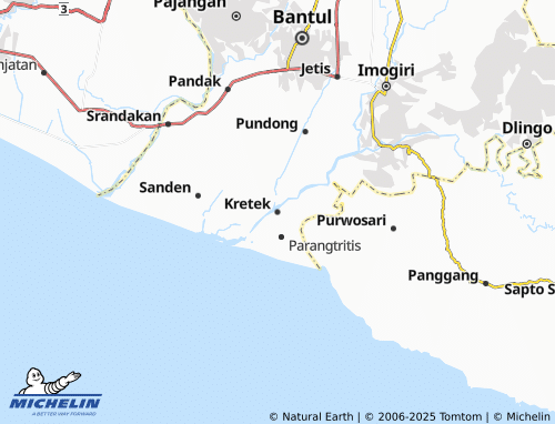 MICHELIN Kretek map - ViaMichelin