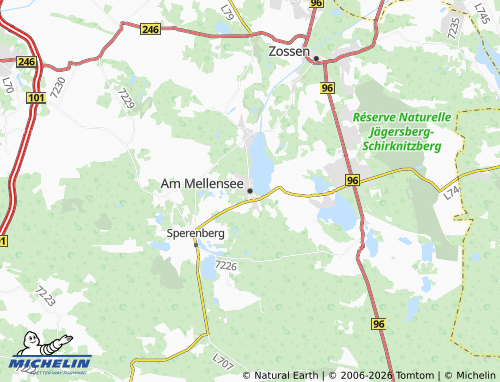 MICHELIN Am Mellensee map - ViaMichelin