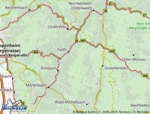 MICHELIN Steinbach map - ViaMichelin