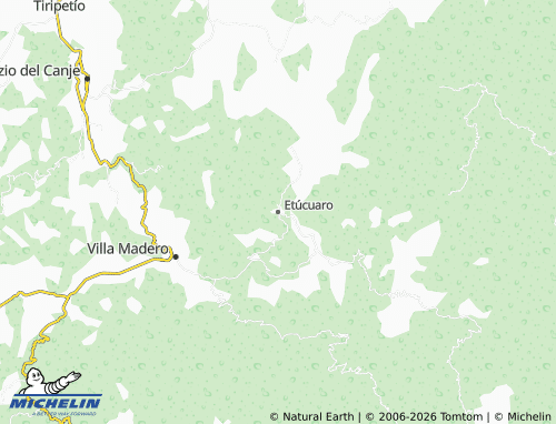 MICHELIN Etúcuaro map - ViaMichelin