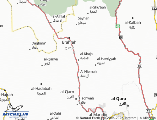 MICHELIN-Landkarte al-Khaja - ViaMichelin