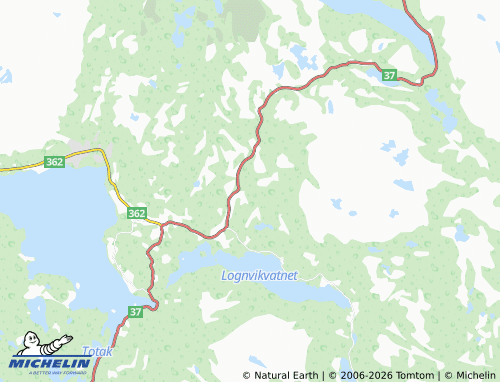 Carte MICHELIN Hovdeli - ViaMichelin