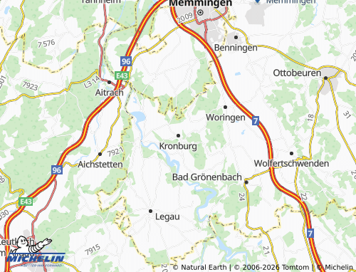 MICHELIN Kronburg map - ViaMichelin