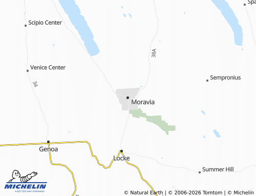 Mapa MICHELIN Moravia - ViaMichelin
