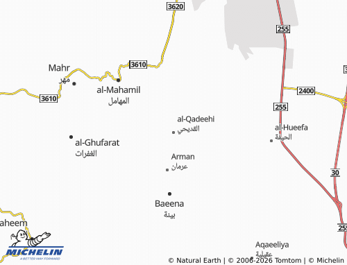 MICHELIN-Landkarte al-Qadeehi - ViaMichelin