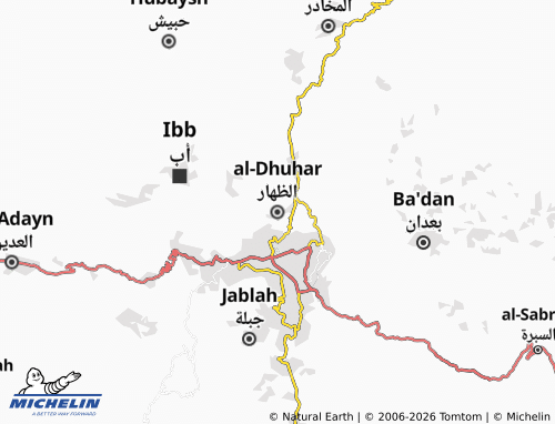 MICHELIN-Landkarte al-Dhuhar - ViaMichelin