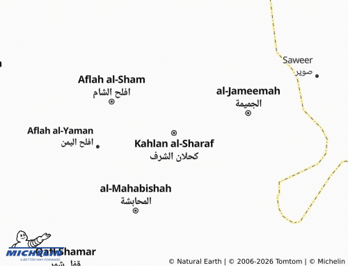 MICHELIN-Landkarte Kahlan al-Sharaf - ViaMichelin