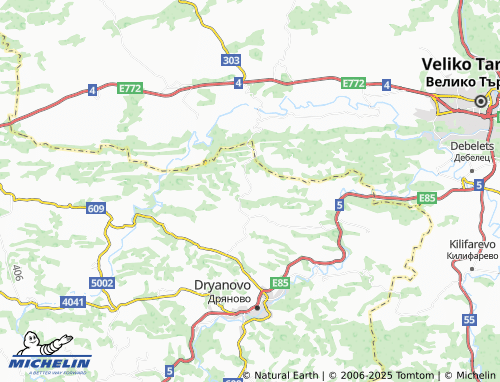 MICHELIN Kereka map - ViaMichelin