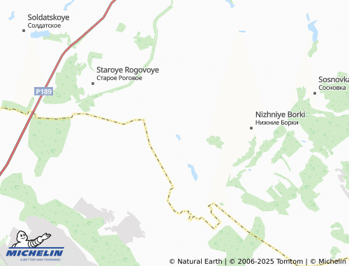 MICHELIN Nizhnyaya Rovenka map - ViaMichelin