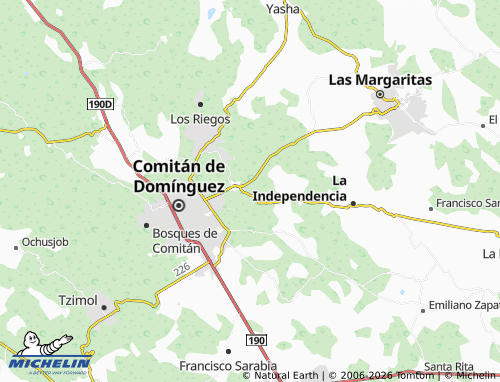 Mappa MICHELIN San José Yocnajab - ViaMichelin