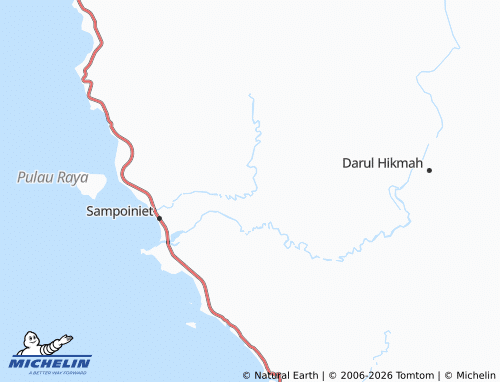 MICHELIN Seumantok map - ViaMichelin