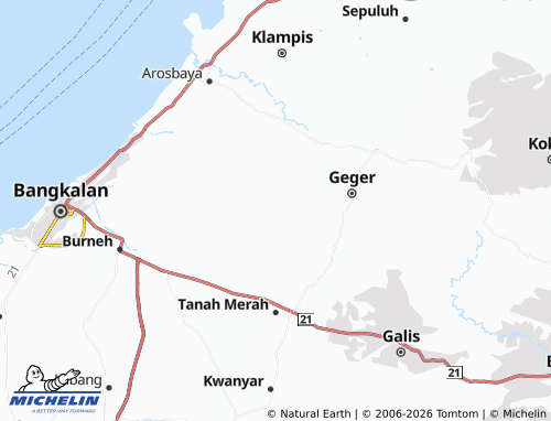 MICHELIN Togubang map - ViaMichelin