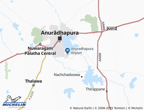 MICHELIN Thammennapura map - ViaMichelin