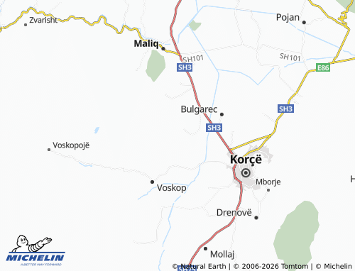 MICHELIN-Landkarte Porodinë - ViaMichelin