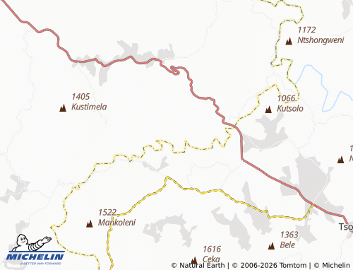 MICHELIN-Landkarte Mpunkone - ViaMichelin