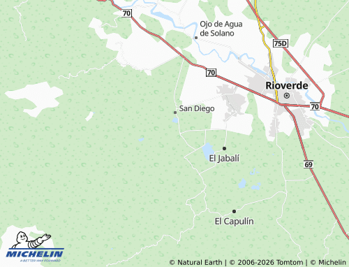 MICHELIN La Loma map - ViaMichelin