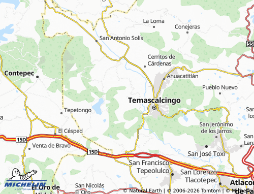 Mapa MICHELIN San Francisco Solís - ViaMichelin