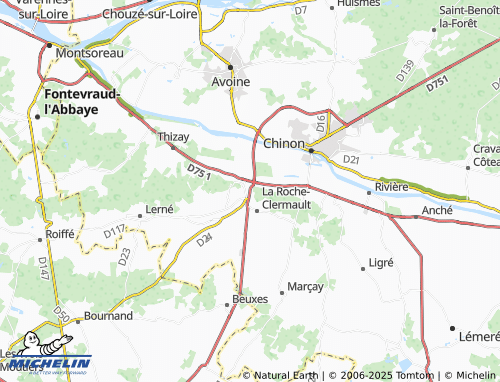 Carte MICHELIN Le Bas Pays - ViaMichelin