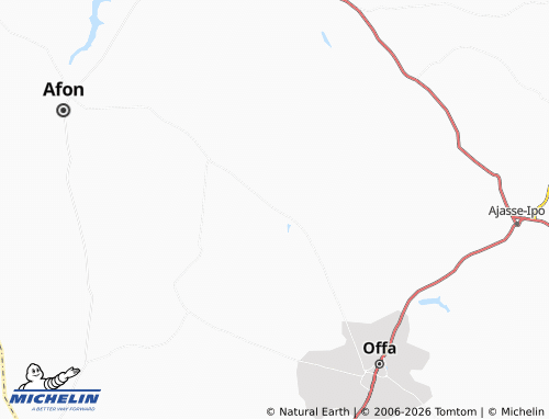 Carte MICHELIN Ojoku - ViaMichelin
