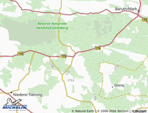 MICHELIN Petkus map - ViaMichelin
