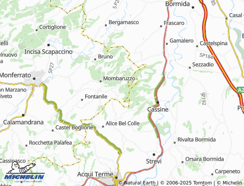MICHELIN-Landkarte Maranzana - ViaMichelin