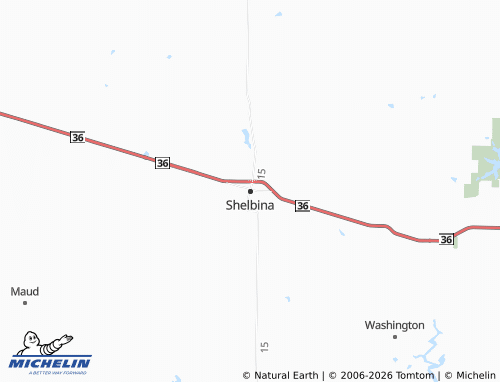 Mapa MICHELIN Shelbina - ViaMichelin