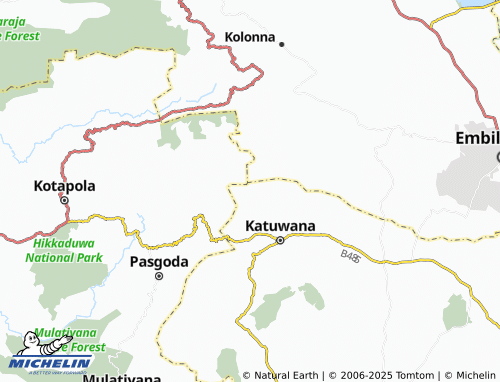 MICHELIN Medakanda map - ViaMichelin