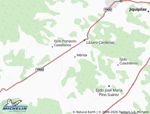Mappa MICHELIN Mérida - ViaMichelin