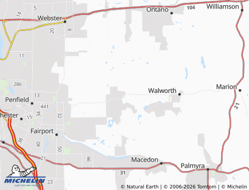 Mapa MICHELIN West Walworth - ViaMichelin