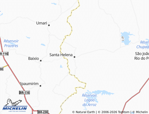 Mappa MICHELIN Santa Helena - ViaMichelin