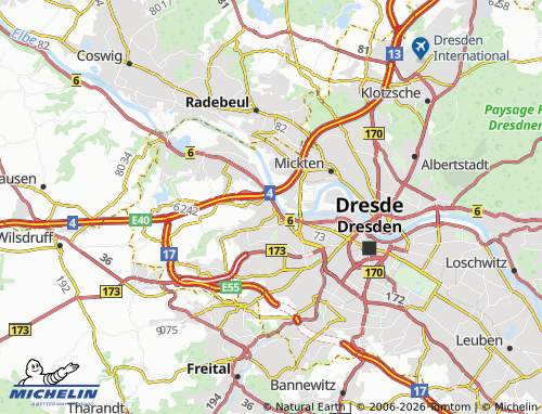 Mapa MICHELIN Briesnitz - ViaMichelin