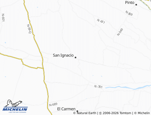 MICHELIN San Ignacio map - ViaMichelin