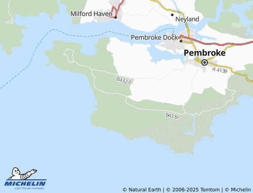 MICHELIN Castlemartin map - ViaMichelin