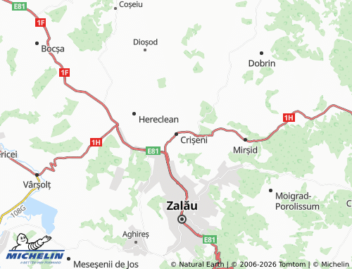 Carte MICHELIN Crișeni - ViaMichelin