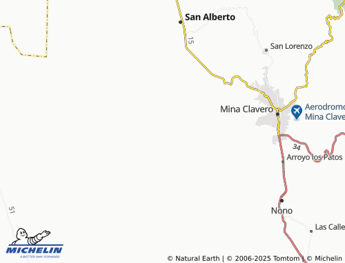 Kaart MICHELIN Ciénaga de Allende - ViaMichelin