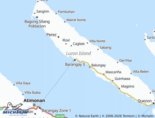 MICHELIN Barangay 1 map - ViaMichelin