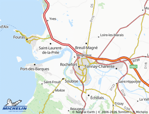 Mapa MICHELIN Vergeroux - ViaMichelin