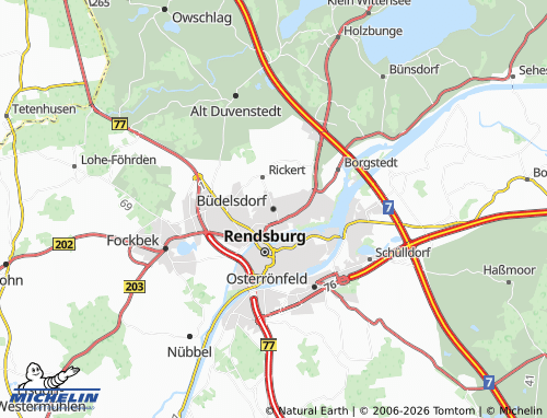 MICHELIN Büdelsdorf map - ViaMichelin
