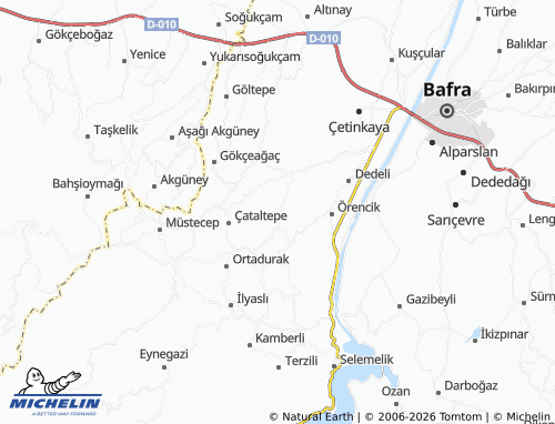 MICHELIN Gökçesu map - ViaMichelin