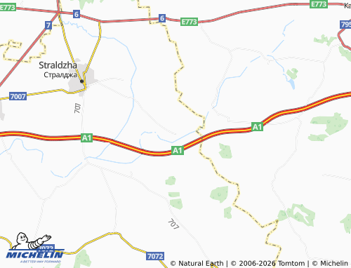 Mapa MICHELIN Malenovo - ViaMichelin
