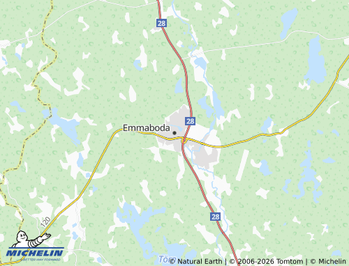 Mappa MICHELIN Emmaboda - ViaMichelin