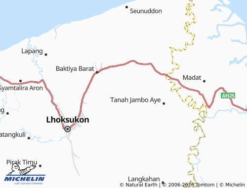 MICHELIN Matang Ulim map - ViaMichelin