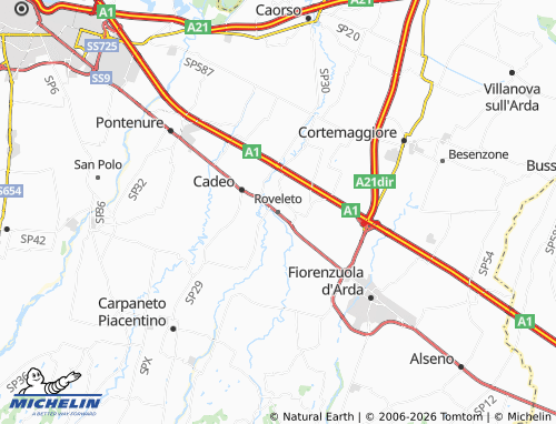 Mappa MICHELIN Roveleto - ViaMichelin