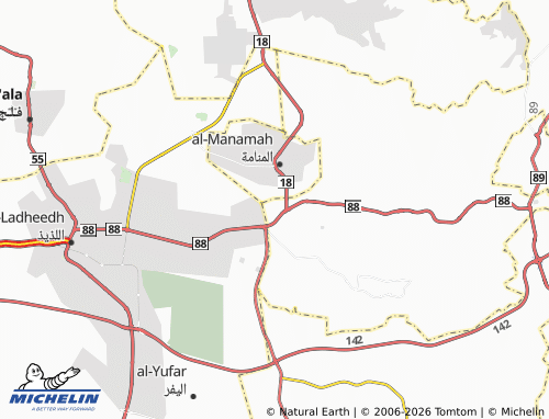 MICHELIN Thouban Industrial Area map - ViaMichelin