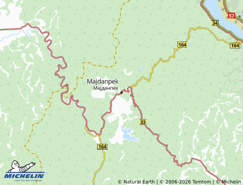 MICHELIN-Landkarte Majdanpek - ViaMichelin